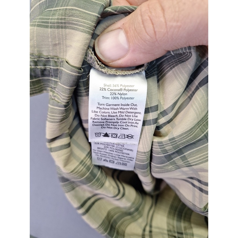 Eddie Bauer Travex Men's Short Sleeve Plaid XLT TXL Hiking Outdoor Camping - Picture 8 of 10
